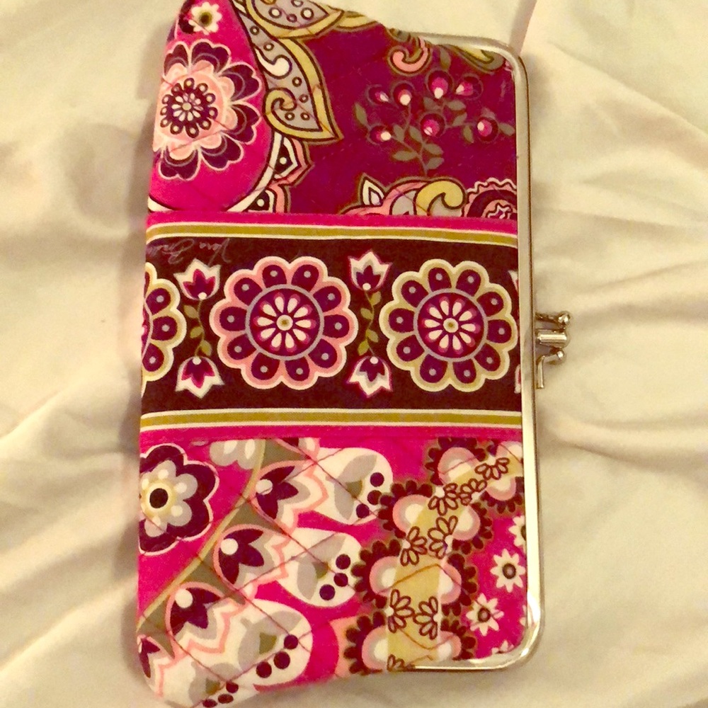 Vera Bradley kisslock wallet